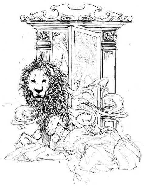 Narnia wardrobe sketch by kevinblasius, via Flickr Narnia Wardrobe, Lion Witch Wardrobe, Chronicles Of Narnia, Open Door, Coloring Book Pages, Narnia, Colouring Pages, Artsy Fartsy, Book Pages