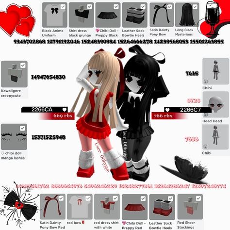 White Stockings, Red Shirt Dress, Black Grunge, Princesa Peach, Roblox Animation, Ariana Grande Outfits, Red Bow Tie, Leather Socks, Anime Shirt