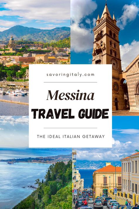 Ultimate Travel Guide to Messina, Sicily: Top Things to Do & See One Day In Messina Sicily, Messina Sicily Cruise Port, Messina Italy, Messina Sicily, Travel Mood, Italy Beaches, Mediterranean Cruise, Italy Trip, Sicily Italy