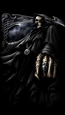 Grave Aesthetic, Don't Fear The Reaper, Grim Reaper Tattoo, Cool Skeleton, Reaper Tattoo, Grim Reaper Art, You're Next, Skull Pictures, Gothic Fantasy Art