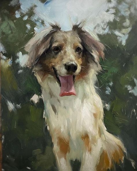 Jennifer Gennari, Dog Watercolor Painting, Pet Portraiture, Pet Portrait Paintings, Dog Portraits Painting, Dog Portraits Art, Canvas Art Projects, Animal Portraits Art, 강아지 그림