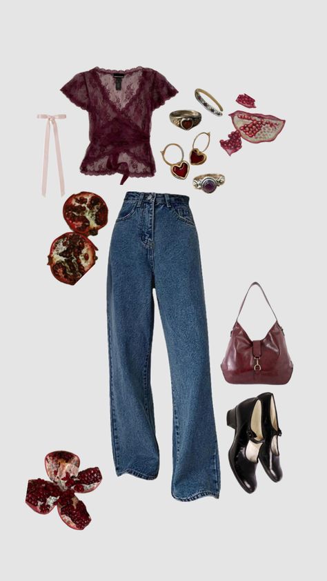 90s Red outfits Spring Outfits 90s Style, Vintage Outfit Ideas 90s, Y2k Feminine Outfits, 1990s Aesthetic Outfits, Outfit Ideas Aesthetic 90s, 90s Nyc Fashion, 90s Clothes Aesthetic, Living Single 90s Outfits, 90s Outfits Women