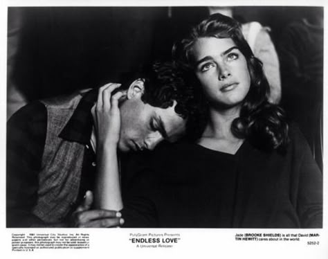 Endless Love Movie, Endless Love 1981, Don Murray, Brooke Shields Young, Brooke Shields, Love Movie, Endless Love, Sweet Heart, Tom Cruise