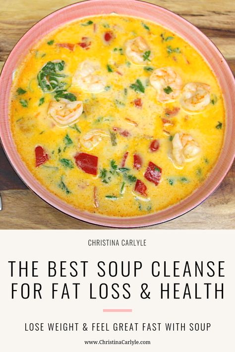 Thai Coconut Shrimp, Thai Soup Recipes, Superfood Soup, Shrimp Soup Recipes, Chicken Coconut Soup, Christina Carlyle, Organic Soup, Soup Cleanse, The Best Soup