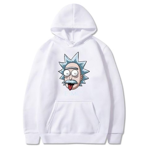 Rick And Morty Hoodie, Hip Hop Hoodies, Rick Y Morty, E Mc2, Cool Hoodies, Custom Hoodies, Rick And Morty, Casual Hoodie, Personalized T Shirts