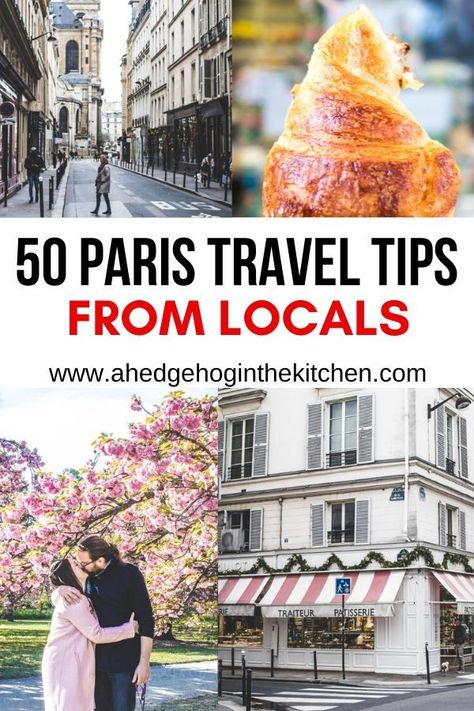 Use the Paris travel tips to plan your dream tips to Paris. This post inspired wanderlust and includes packing list ideas, tips for planning your budget, insider tips for deciding which restaurants to eat in & also includes lots of tips & information about things to do in Paris! #Paris #traveltips Paris Must Eat, Best Tours In Paris, Where To Eat In Paris On A Budget, France By Train, Paris In March, Paris Trip Planning, French Vacation, Photos In Paris, Paris Things To Do