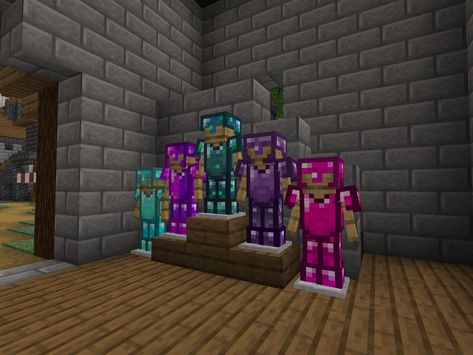 Minecraft Armor Trims Combinations, Minecraft Armor Display, Minecraft Armor Trims, Minecraft Armor, Minecraft