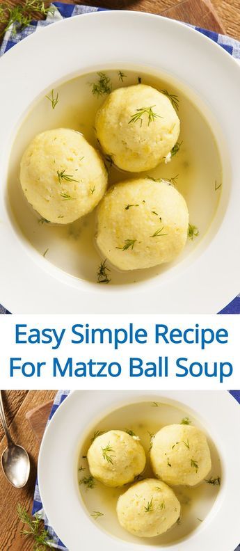 Easy Matzo Ball Soup Recipe - perfect for beginners! (from MelanieCooks.com) Easy Matzo Ball Soup Recipe, Matzo Ball Recipe, Matzo Ball Soup Recipe, Matzah Ball Soup, Matzah Ball, Matzo Ball, Jewish Cuisine, Matzo Ball Soup, Matzo Meal