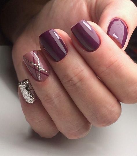 Trendy Manicure, Fall Nail Polish, Nail Polish Colors Fall, 13 November, February Nails, Fall Manicure, Valentine Nails, Her Nails, Burgundy Nails