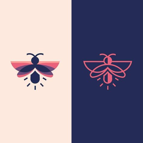 Firefly Logo Design, Bee Design Art, Feminism Logo, Fireflies Illustration, Firefly Illustration, Firefly Drawing, Firefly Design, Firefly Logo, Bright Icons