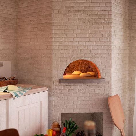 (ad) Pizza Oven Ideas Indoor Pizza Oven, Pizza Oven Fireplace, Stone Pizza Oven, Pizza Oven Outdoor Kitchen, Oven Fireplace, Diy Pizza Oven, Wood Pizza, Oven Design, Four A Pizza