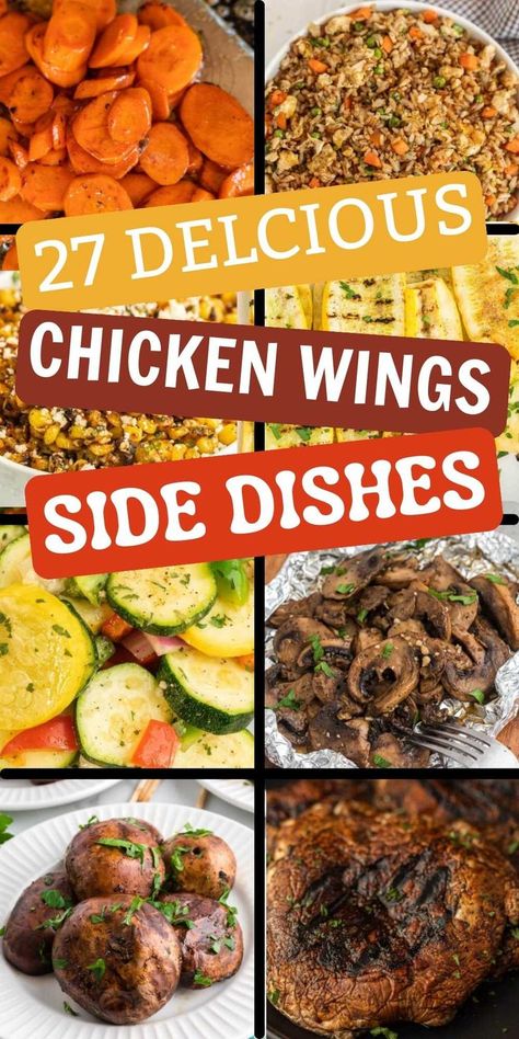 Sides For Chicken Drumsticks, What To Serve With Chicken Wings, Chicken Wings Sides, Side Dishes For Chicken Wings, Sides For Wings, Chicken Wing Side Dishes, Bbq Chicken Side Dishes, Chicken Wing Sides, Bbq Chicken Sides