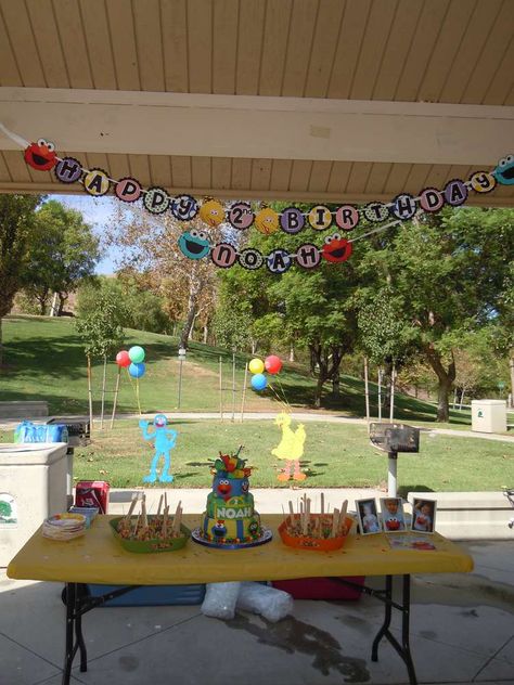 Sesame Street Birthday Party Ideas | Photo 4 of 18 | Catch My Party Birthday Party Ideas Outdoor, Party Ideas Outdoor, Sesame Street Birthday Party Ideas, Sesame Street Birthday Party, Sesame Street Birthday, Street Photo, Catch My Party, Birthday Party Ideas, Ideas Photo