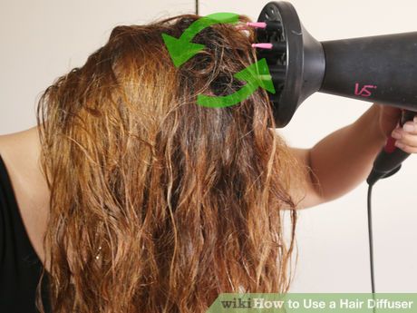 Curly wavy hair. How to Use a Hair Diffuser *Method Two How To Diffuse Straight Hair, How To Use Blow Dryer Diffuser, Using A Diffuser On Wavy Hair, How To Use A Diffuser On Straight Hair, How To Use A Diffuser On Wavy Hair, Hair Bobs, Scrunched Hair, Curly Wavy Hair, Hair Diffuser