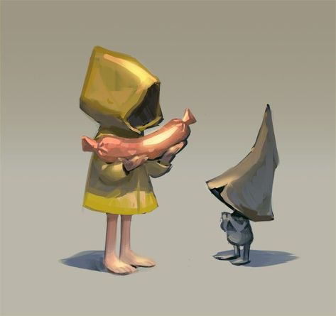 Nightmares Art, Little Nightmares Fanart, Little Nightmares, Bd Comics, Indie Games, Horror Game, 만화 그림, Game Character, Cartoon Art