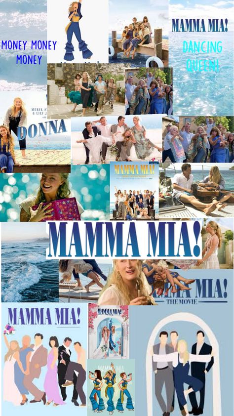 Mamma Mia Collage Boared for fans!👑 Mamma Mia Collage, Mamma Mia, Queen, Collage