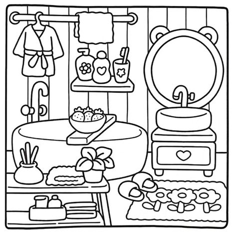 Diy Coloring Books, Coco Wyo, Hello Kitty Colouring Pages, Cozy Hygge, Coloring Pages Inspirational, Hello Kitty Coloring, Detailed Coloring Pages, Disney Colors, Printable Coloring Book