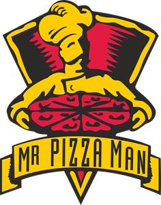 Mr Pizza, Man Vector, Drinks Logo, Man Logo, Premium Logo, Png Vector, Logo Templates, Vector Logo, Pizza