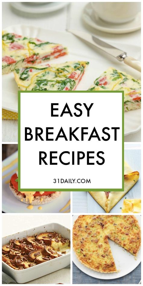 Spring Easy Breakfast Recipes to Make This Weekend - 31 Daily Breakfast Pita, Spring Breakfast, Delicious Quiche, 31 Daily, Breakfast Tart, Spring Meals, Store Bought Pie Crust, Easy Breakfast Recipes, Saffron Threads