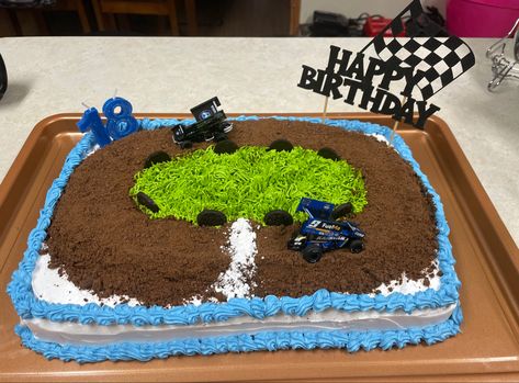 Dirt Track Sprint Car Cake Sprint Car, Car Cake, Sprint Cars, Dirt Track, Track, Cake