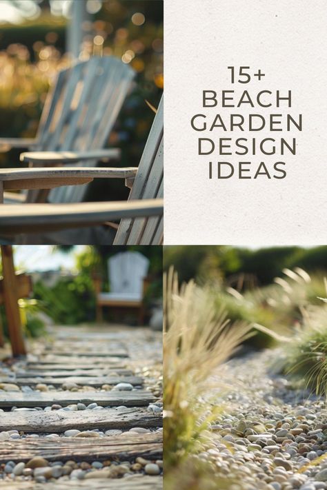 Check out these 15+ Beach Garden Ideas  Are you dreaming of creating your own coastal paradise at home? Look no further! Lets explore some key features that you can incorporate to create the perfect beach style garden.  Wild Garden Expert. Coastal Garden Pathways, Beach House Garden Ideas, Beach Gardens Landscape, Beach Cottage Landscaping, Coastal Gardens Uk, Backyard Beach Ideas, Coastal Landscaping Ideas Beach Gardens, Beach Garden Ideas, Beach House Landscaping Ideas