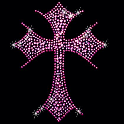 Mcbling Png, Rhinestone Basketball, Y2k Png, Ornate Cross, Rhinestone Designs Pattern, Cross Wallpaper, Love Pink Wallpaper, Screen Savers Wallpapers, Pink Chrome