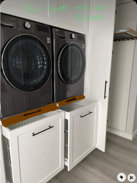 Cabinet Laundry Room, Laundry Makeover, Custom Laundry Room, White Laundry Rooms, Pantry Laundry Room, Dream Laundry Room, Laundry Room Closet, Laundry Room Layouts, Laundry Room Renovation