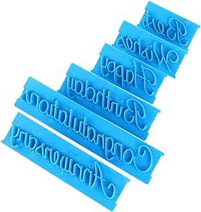 Handwriting Letter Cake Fondant Stencil Template Plastic Molds Cake Embosser Decorating Printing 3 Set Recipe With Marshmallows, Marshmallow Fondant Recipe, Crepe Paper Garland, Recipe For Beginners, Letter Cake, Fondant Recipe, Marshmallow Fondant, Recipes With Marshmallows, Cake Fondant