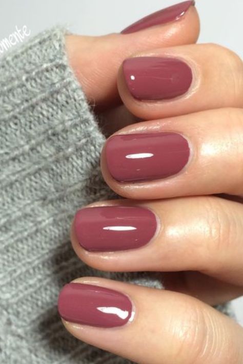 Dieser Nagellack wurde bei Pinterest über 400.000 Mal gepinnt! 15 Nails, Manicure Steps, خواتم خطوبة, 2019 Nails, Mauve Nails, Nagellack Trends, Makijaż Smokey Eye, Nails Fall, Nagel Inspo