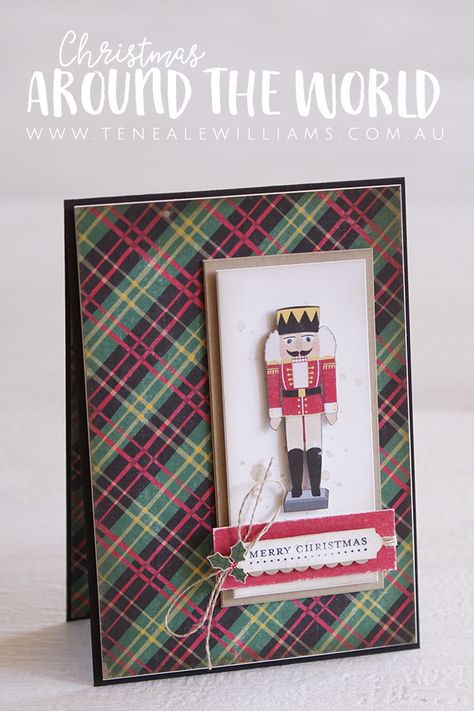 Christmas Around the World Craftwork Cards Christmas, Nutcracker Christmas Card, Christmas Toy Soldiers, Die Cut Christmas Cards, Sample Christmas Cards, Handcrafted Christmas Cards, Anna Griffin Christmas Cards, Christmas Soldiers, Christmas Around The World