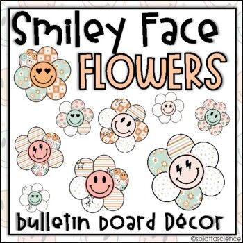 Calm Classroom Decor, Free Smiley Faces, Flower Bulletin Boards, Back To School Decor, Rubrics For Projects, Calm Classroom, Calm Colors, Flip Calendar, Welcome Students