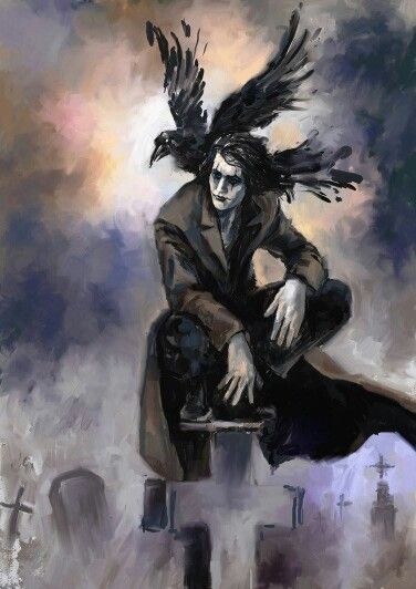 Eric Draven Crow Comic, Eric Draven, Crow Movie, Crow Art, Brandon Lee, The Crow, Art Fantasy, Arte Fantasy, Gothic Art