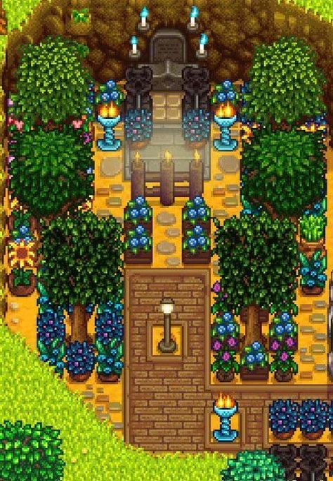 Stardew Farms, Stardew Valley Layout, Stardew Valley Tips, Stardew Valley Farms, Farm Layout, Farm Design, Farmhouse Decoration, Farm Decor, Stardew Valley