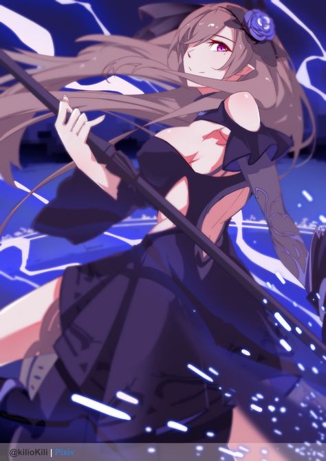 Rita Honkai, Honkai Impact Fanart, Fallen Rosemary, Rita Rossweisse, Theme Drawing, Goddess Aphrodite, Honkai Impact, Aphrodite, Best Games