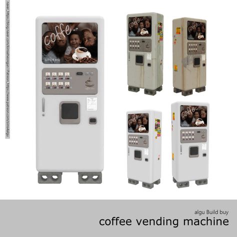 ALGU Coffee Vending Machines, Sims4 Cc, Mad Scientist, Vending Machine, Sims 4, Coffee, Quick Saves