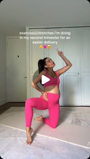 BRIANNA JOYE on Instagram: "incorporating these moves into my workout has been a game changer so far! I used to dread stretching, but now I look forward to it 🩷 #pregnancy #pregnant #prenatal #workout #fitness #prenatalworkout" Brianna Joye, Prenatal Pilates, Prenatal Workout, Second Trimester, Workout Fitness, Prenatal, Game Changer, Stretching, Pilates