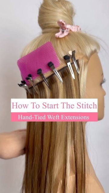 Donna Bella Hair Extensions, Hair Extension Tips And Tricks, Hair Extensions Tutorial, Diy Hair Extensions, Sew In Extensions, Bellami Hair Extensions, Sew In Hair Extensions, Hair Extensions For Short Hair, Fest Outfits