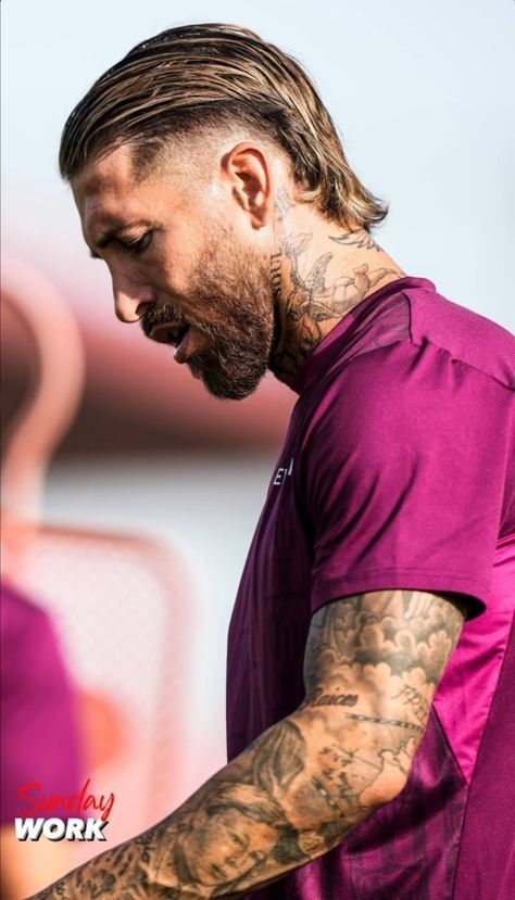 Slick Back Mullet Men, Long Slick Back Hair Men, Slick Back Mullet, Hairstyles Down Hair, Italian Hairstyles Men, Hair Styles For Black Kids, Down Hair Color, Sergio Ramos Hairstyle, Long Slicked Back Hair