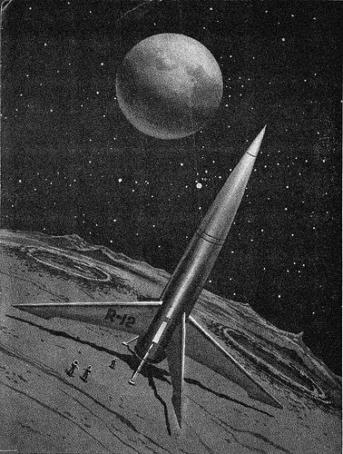 amazing vintage Sci-Fi artwork | by modern_fred Spaceship Illustration, Sci Fi Aesthetic, Atomic Space Age, Retro Sci Fi, Comics Logo, Retro Rocket, Classic Sci Fi, Spaceship Art, Design Technology