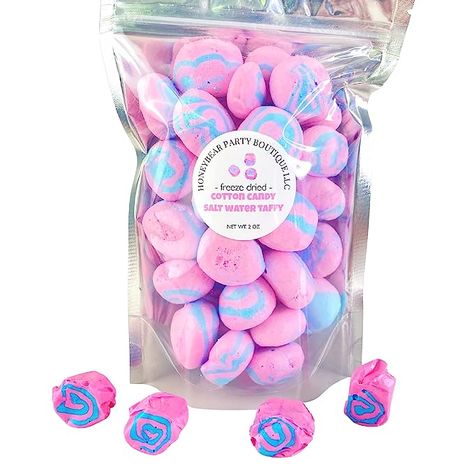 Freeze Dried Cotton Candy, Flavored Salt, Party Boutique, Space Candy, Freeze Dryer, Freeze Dried Candy, Dried Candy, Taffy Candy, Blue Cotton Candy