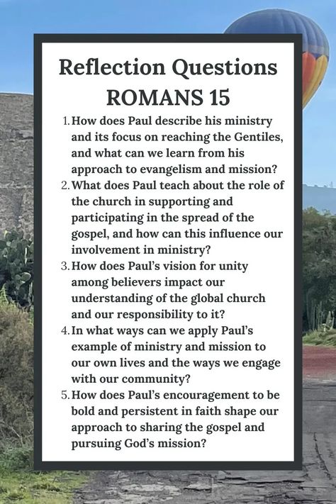 Join me in a journey to read the New Testament in a year. This week, we will read Romans 13-16 and Colossians 1. In these Bible passages, we will explore themes of living faithfully, fostering unity, & understanding Christ's authority. #Bible #BibleStudy #BibleReading #Romans New Testament In A Year, Bible Study Questions, Book Of Romans, Thoughtful Questions, The Book Of Romans, Quotes For Christians, Romans 13, Romans 15, Study Plans