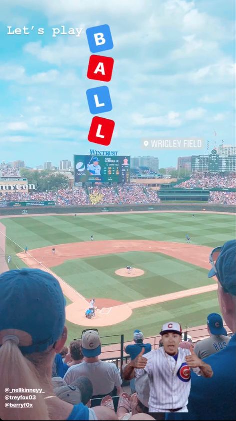 Baseball Instagram Story, Story Ideas, Instagram Story Ideas, Instagram Captions, Baseball Field, Insta Story, Instagram Story, Social Media, Baseball