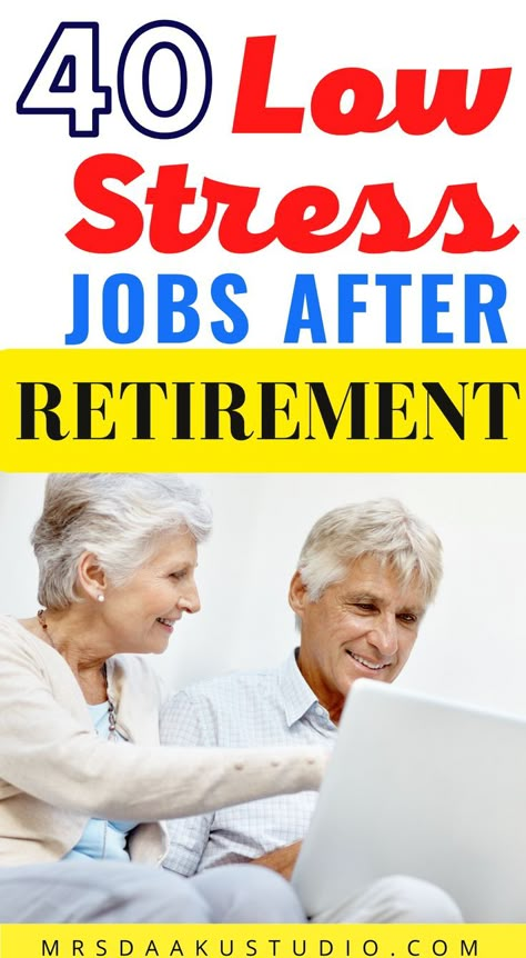 Retirement is supposed to be the time of your life, but if you’re not careful it can turn into something else entirely. Are you retired and looking for a low stress job after retirement for 50 yrs and older? If yes is your answer click this post to know about the jobs you can start to make money after retirement. Jobs For Seniors At Home, After Retirement Ideas, Jobs For Retirees, Retired Now What, What To Do When You Retire, Jobs For Retired Teachers, Retirement Ideas For Women, Hobbies For Retired Women, Things To Do In Retirement