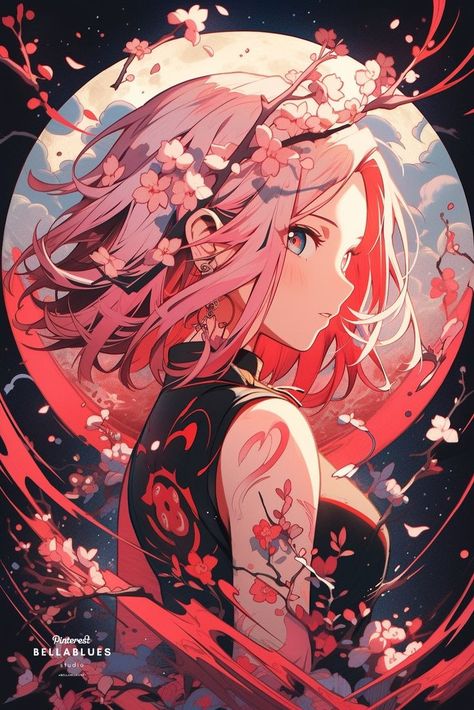 Sakura Haruno Wallpaper, Naruto Cool, Naruto Painting, Sakura Art, Sakura Uchiha, Cool Anime Wallpapers, Anime Artwork Wallpaper, Anime Reccomendations, Dibujos Cute