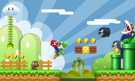 Free download Mario desktop wallpaper by llalphamalell for Desktop, Mobile & Tablet. [1024x614]. 78+ Mario Desktop Background on WallpaperSafari Mario Desktop Wallpaper, Desktop Wallpaper Gaming, Storm Wallpaper, Mario E Luigi, Ipad Pro Wallpaper, Mushroom Wallpaper, Scene Wallpaper, Super Mario Birthday, Christmas Aesthetic Wallpaper