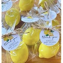 Lemon Themed Bridal Shower Ideas, Main Squeeze Bridal Shower Lemon, Baby Shower Decor Boy, Lemon Themed Party, Lemon Themed Bridal Shower, Handmade Party Favors, Citrus Baby, Shower Favors Baby, Surprise Baby Shower