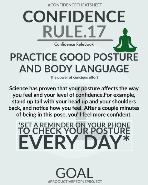 Confident Posture, Coaching Youth Sports, Posture Correction Brace, Confident Body Language, Posture Correction Exercises, Day Motivation, Powerful People, Building Self Confidence, Body Posture