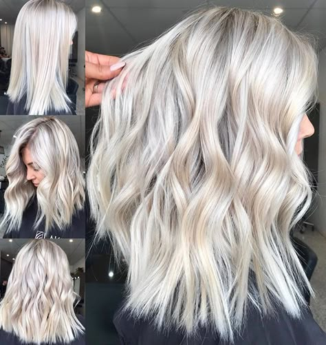 WEBSTA @hairbykaitlinjade Sunday Hair Goals 🙌🏻🙌🏻🙌🏻 @hairandharlow Brassy Hair, Platinum Blonde Hair Color, Blond Balayage, Ash Blonde Hair, Blonde Hair Looks, Platinum Blonde Hair, Brown Blonde Hair, Frontal Wig, Hair Inspiration Color