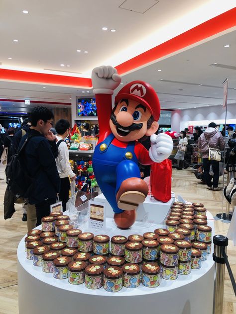 Nintendo Store Japan, One Piece Japan, Nintendo Store, Nintendo World, Anime Store, Japan Trip, Mario Bros, Japan Travel, Super Mario