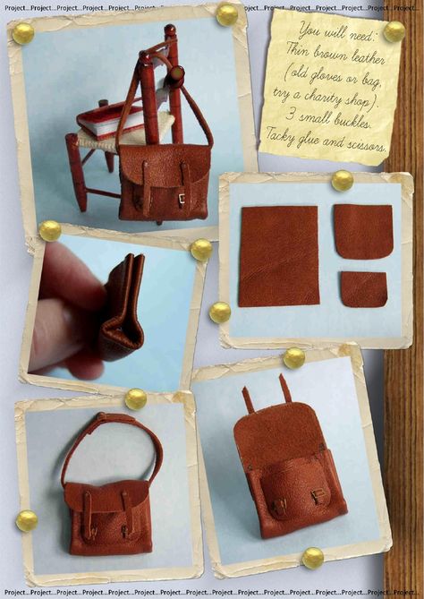 2010 Toys, Miniature Purse, Doll House Miniatures, Accessoires Barbie, Dollhouse Tutorials, Dollhouse Miniature Tutorials, 26 September, House Miniatures, Barbie Patterns